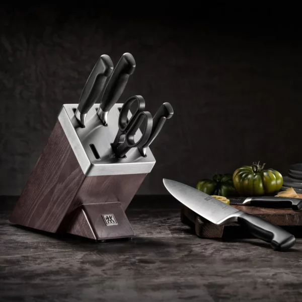ZWILLING | VIER STERNE - Samoostriaci blok s nožmi, 7dielny - Image 10