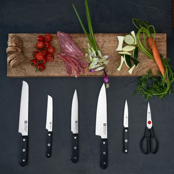 ZWILLING | GOURMET - Samoostriaci blok s nožmi, 7dielny | jasan | čokoláda - Image 16