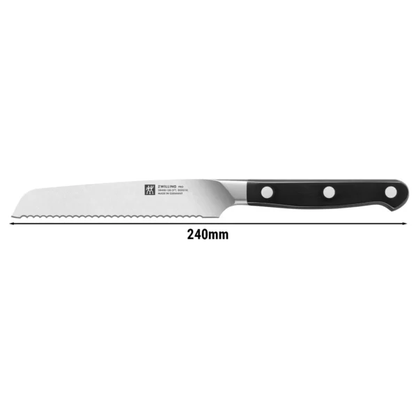 ZWILLING | PRO - Univerzálny nôž s vlnitým ostrím - čepeľ: 130mm