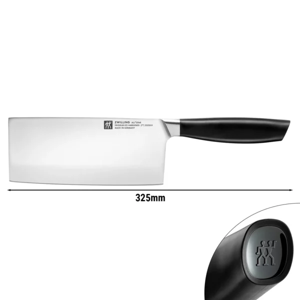 ZWILLING | ALL * STAR - Čínsky kuchársky nôž - čepeľ: 180mm - čierny