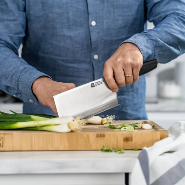 ZWILLING | ALL * STAR - Čínsky kuchársky nôž - čepeľ: 180mm - čierny - Image 8