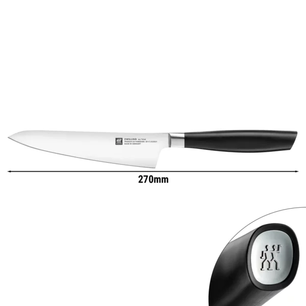 ZWILLING | ALL * STAR - Kuchársky nôž compact - čepeľ: 140mm - strieborný