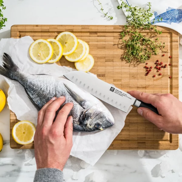 ZWILLING | ALL * STAR - Santoku nôž - čepeľ: 180mm - strieborný - Image 7