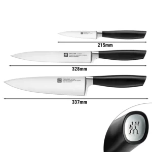 ZWILLING | ALL * STAR - Sada nožov - 3dielna - strieborná
