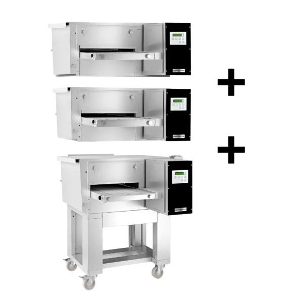 (3 kusy) plynová priebežná rúra - 1550x2000mm - digitálna - šírka pásma: 650mm - vrátane základného rámu - Image 3