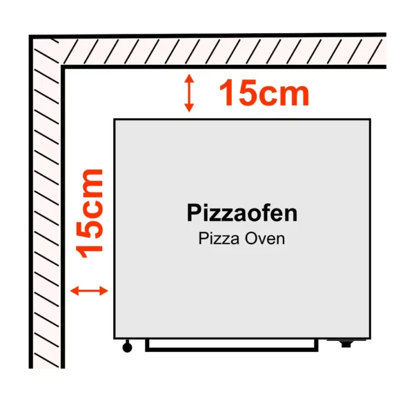 Plynová pec na pizzu - 8x 30cm - digitálna - vrátane základného rámu - Image 6