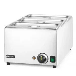 Sada obsahuje: Miska RANGER + 3x GN 1/3 s vekom, HENDI, GN (H)150mm, GN 1/1, 230V/1000W, 590x332x(H)242mm