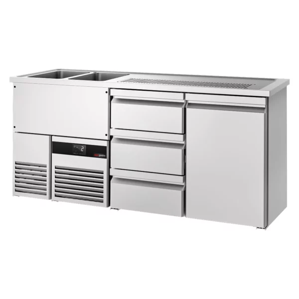 Pivný bar PREMIUM - 1950x700mm - 1 dvierka a 3 zásuvky - Image 4