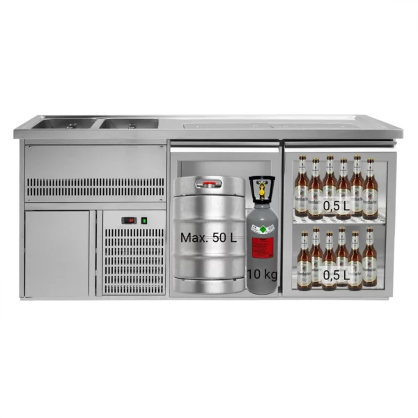 Pivný bar PREMIUM PLUS- 1950x700mm - s 2 zásuvkami - Image 4