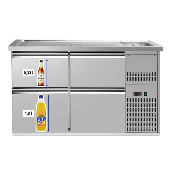 Pivný bar PREMIUM PLUS - 1550x700mm - so 4 zásuvkami - Image 5