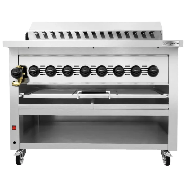 Plynový vysokovýkonný gril na Adana & Schisch Kebab - s 15 automat. rotujúce špízy - Image 3