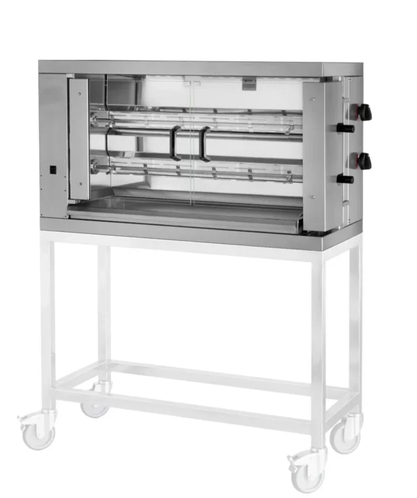 Plynový gril na kuřata ECO se 2 rožni pro 12 kuřat - 1098 x 480 x 640 mm - Image 2