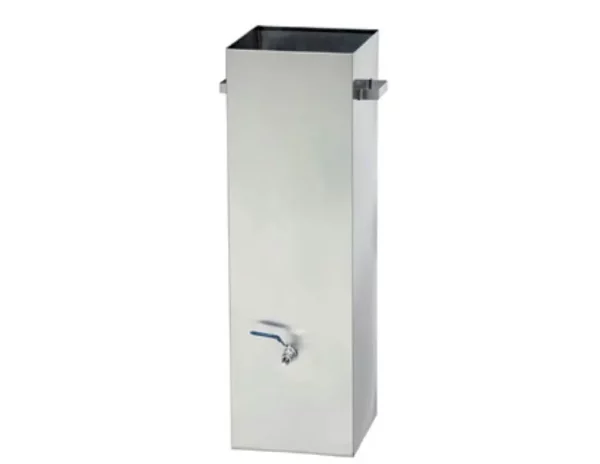 Čistiaca nádrž na grilovacie ražne na kurčatá - 300 x 300 x 990 mm