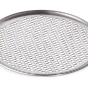 Pizza plátok vyrobený z hliníka - perforovaný - 25 cm