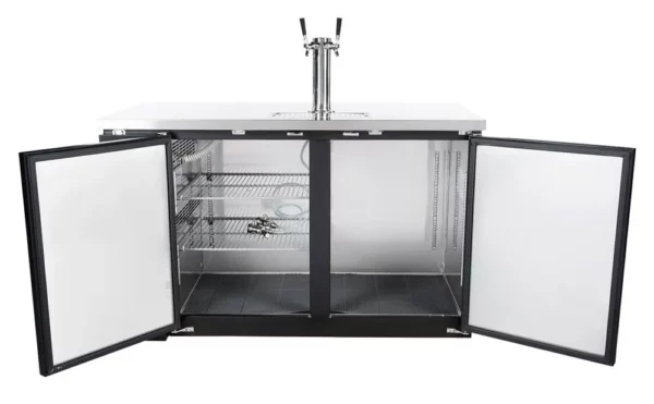 Chladič na pivo s kohútikom - 2x50 litrové sudy - 1240x620mm - Image 3