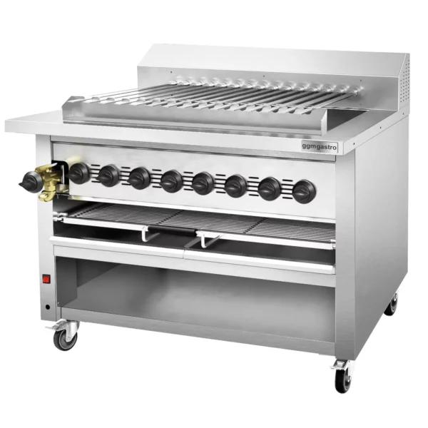 Plynový vysokovýkonný gril na Adana & Schisch Kebab - s 15 automat. rotujúce špízy - Image 6