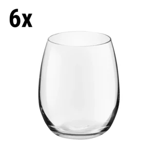 (6 kusov) Univerzálne nápojové sklo - ESPRIT - 390 ml - transparentné