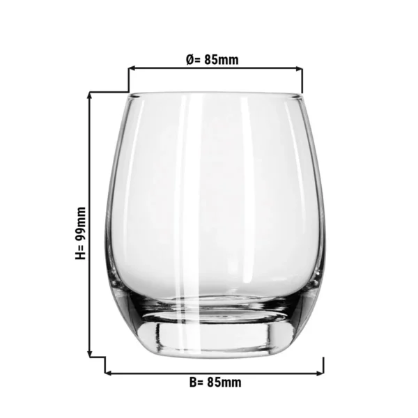 (12 kusov) Univerzálne nápojové sklo - ESPRIT - 330 ml - transparentné - Image 2