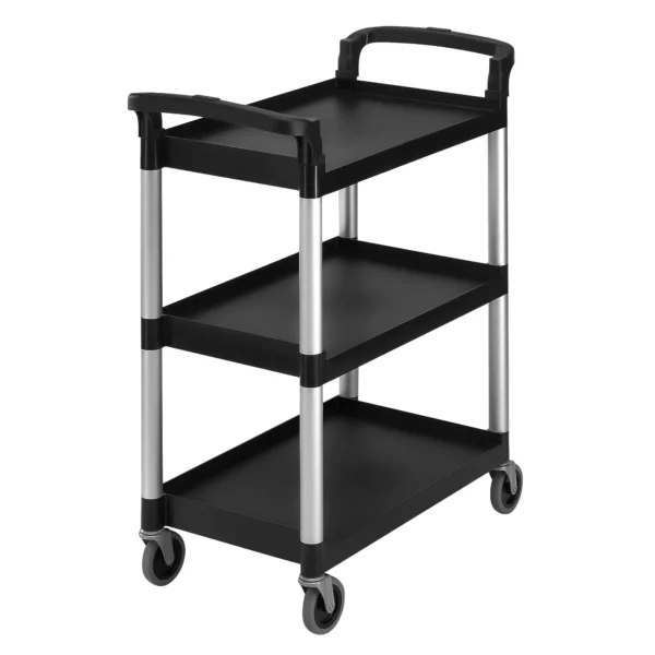 CAMBRO | Servírovací vozík / prepravný vozík KD - 3 police - čierny