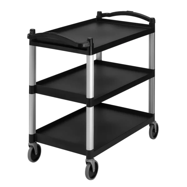CAMBRO | Servírovací vozík / prepravný vozík KD - 3 police - čierny