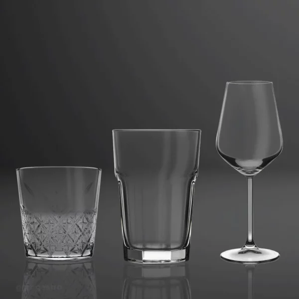 (12 kusov) pohár na long drink - CASABLANCA - 415 ml - antimikrobiálny povlak - Image 3