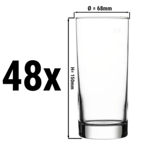 (48 kusov) pohár na pivo - CHICAGO - 380 ccm - kalibrovaný na 300 ml