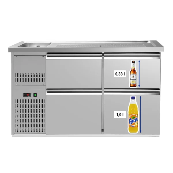 Pivný bar PREMIUM PLUS - 1550x700mm - so 4 zásuvkami - Image 5