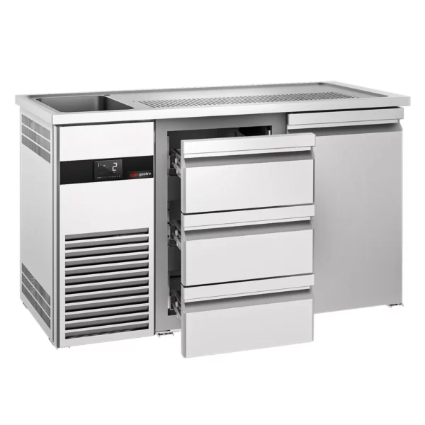 Pivný bar PREMIUM - 1550x700mm - 1 dvierka a 3 zásuvky - Image 4