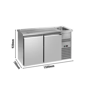 Pivný bar PREMIUM PLUS - 1550x700mm - s 2 dvierkami