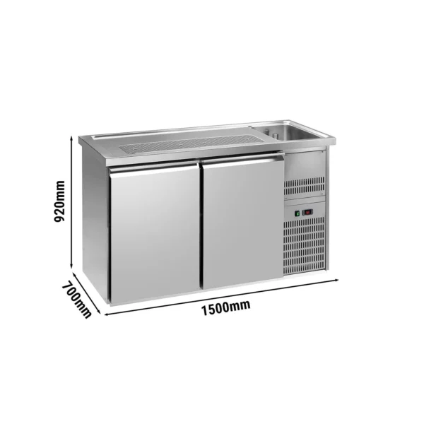 Pivný bar PREMIUM PLUS - 1550x700mm - s 2 dvierkami