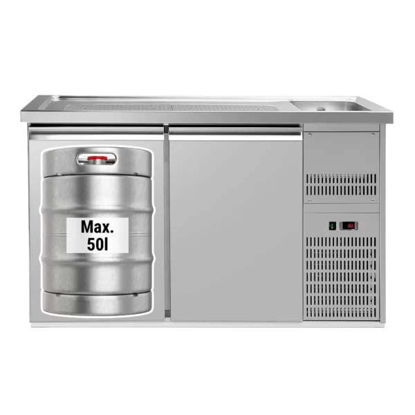 Pivný bar PREMIUM PLUS - 1550x700mm - s 2 dvierkami - Image 13