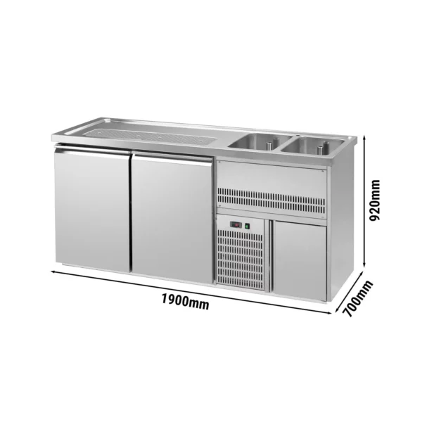 Pivný bar PREMIUM PLUS- 1950x700mm - s 2 zásuvkami