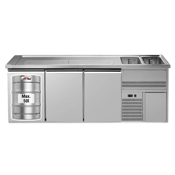 Pivný bar PREMIUM PLUS - 2500x700mm - 3 zásuvky - Image 13