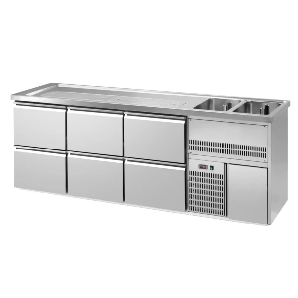 Pivný bar PREMIUM PLUS - 2500x700mm - 6 zásuviek - Image 3