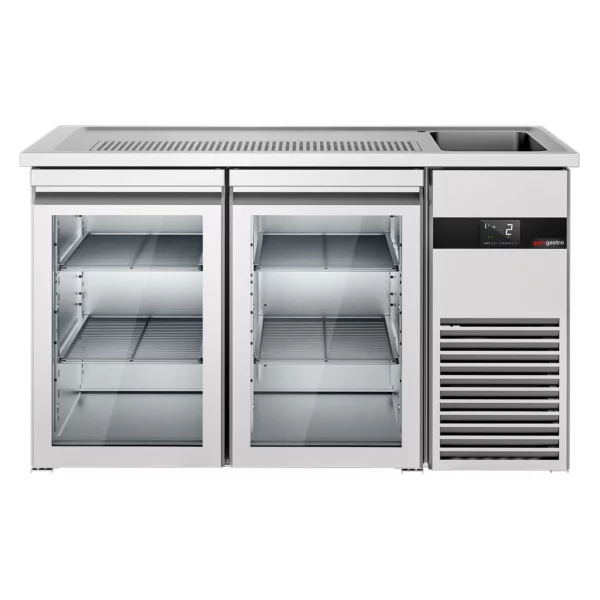 Pivný bar PREMIUM - 1550x700mm - 2 sklenené dvierka - Image 8