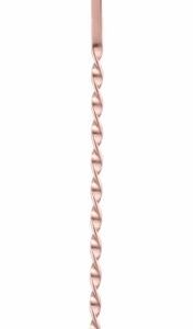 Barová lyžica s drtidlom, Bar up, Medená, 280x35mm