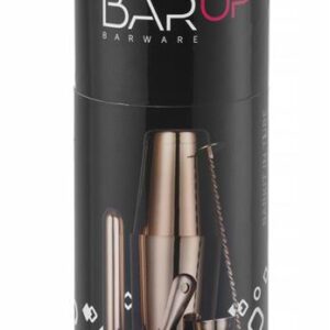 Barová súprava v tube, Bar up, Medená, ø120x(H)320mm
