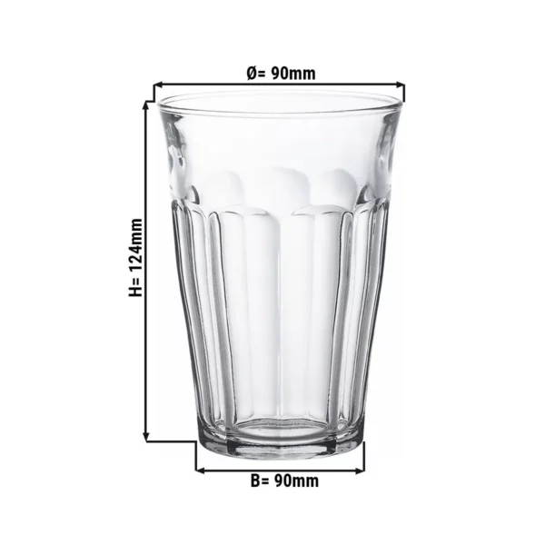 (12 kusov) Duralex pohár na long drink - PICARDIE - 360 ml - priehľadný - Image 2
