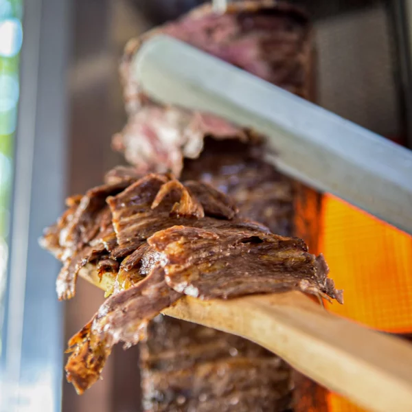 Nôž na kebab s čiernou plastovou rukoväťou - Image 2