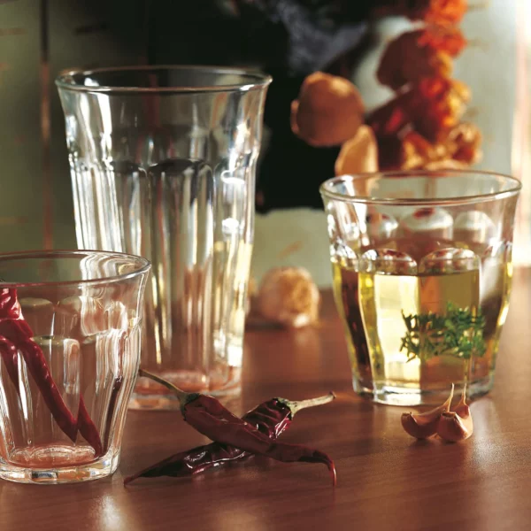 (6 kusov) Duralex univerzálne nápojové sklo - PICARDIE - 90 ml - transparentné - Image 8