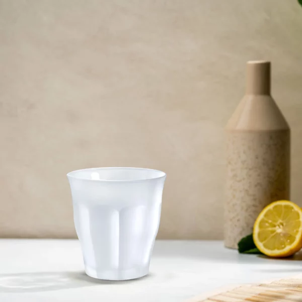 (6 kusov) Duralex univerzálne nápojové sklo - PICARDIE - 250 ml - biele - Image 3