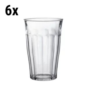 (6 kusov) Duralex univerzálne nápojové sklo - PICARDIE - 500 ml - transparentné