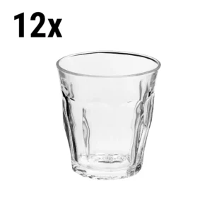 (12 kusov) Duralex univerzálne nápojové sklo - PICARDIE - 90 ml - transparentné