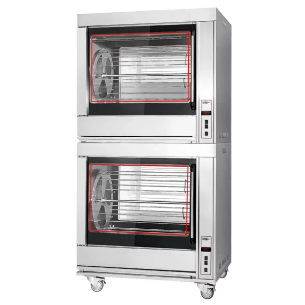 Elektrický gril na kurčatá / s 14 ražňami pre 84 kurčiat - Image 2