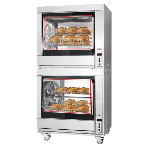 Elektrický gril na kurčatá / so 14 košmi pre 84 kurčiat - Image 4