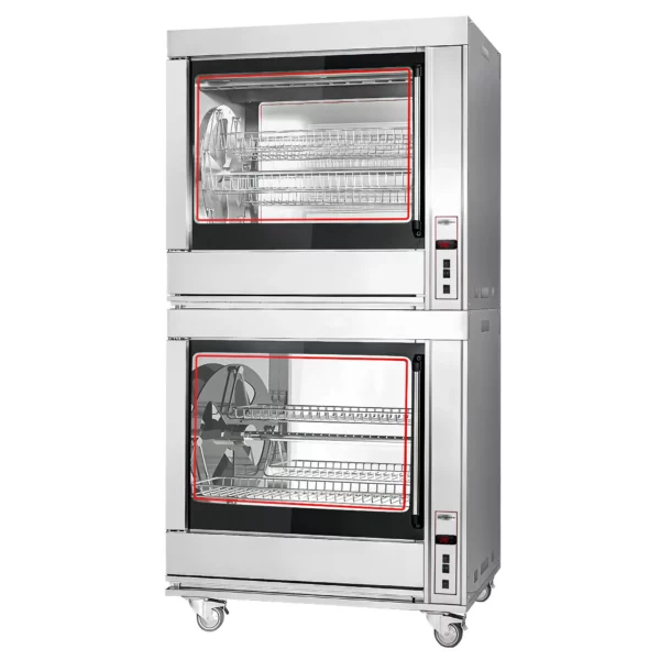 Elektrický gril na kurčatá / so 14 košmi pre 84 kurčiat - Image 2