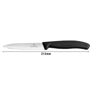 VICTORINOX nůž na zeleninu - 10 cm - černý