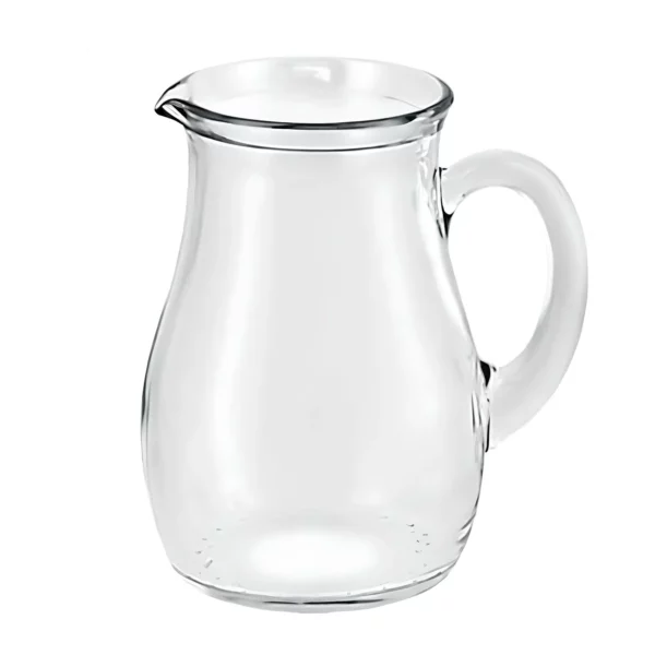 (6 kusov) sklenený džbán/karafa - VILLAGE - 500ml - s uškom - Image 4