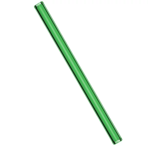 (6 kusov) sklenené slamky na pitie - rovné - 200 mm - rôzne farby - vrátane nylonovej čistiacej kefky - Image 4
