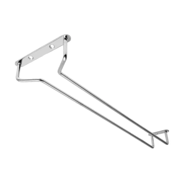 (2 kusy) Sklenená závesná polica - Bar Professional - 30 x 11 cm - strieborná - Image 3